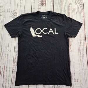 Local Brand (Florida) Black Short Sleeve Logo T-Shirt Men's M